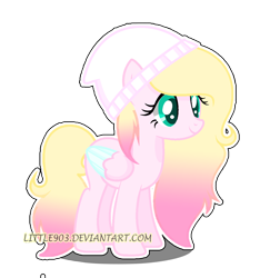 Size: 1184x1216 | Tagged: safe, artist:little903, derpibooru import, oc, oc only, oc:sunshine sprinkles, pegasus, pony, base used, beanie, clothes, curly hair, cute, do yo no da we, female, hat, mare, simple background, solo, spanish, transparent background