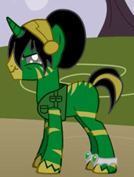 Size: 323x426 | Tagged: safe, derpibooru import, pony, pony creator, avatar the last airbender, clothes, crossover, ponified, toph bei fong