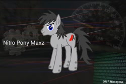 Size: 958x640 | Tagged: safe, artist:wvdr220dr, derpibooru import, oc, cyborg pony, runner