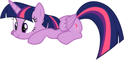 Size: 6271x3037 | Tagged: safe, artist:audiobeatzz, twilight sparkle, twilight sparkle (alicorn), alicorn, pony, pinkie apple pie, .svg available, absurd resolution, female, folded wings, high res, mare, prone, simple background, solo, transparent background, vector