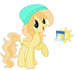 Size: 2344x2200 | Tagged: safe, artist:thesmall-artist, derpibooru import, oc, oc:sunrise melody, pegasus, pony, beanie, hat, male, simple background, solo, stallion, transparent background