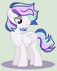 Size: 1580x1964 | Tagged: safe, artist:starfalldawn, derpibooru import, oc, oc:ocean skies, pegasus, pony, magical lesbian spawn, male, offspring, parent:princess celestia, parent:twilight sparkle, parents:twilestia, simple background, solo, stallion