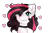 Size: 3000x2000 | Tagged: safe, artist:doux-ameri, derpibooru import, oc, oc:emala jiss, earth pony, pony, bust, chibi, choker, eye scar, female, heart, heterochromia, high res, mare, portrait, scar, simple background, solo, spiked choker, transparent background