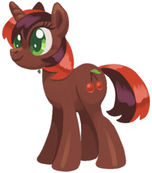 Size: 606x690 | Tagged: safe, artist:needsmoarg4, cherry spices, pony, simple background, solo, transparent background