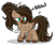 Size: 1024x883 | Tagged: safe, artist:mintoria, derpibooru import, oc, oc only, oc:mint, pegasus, pony, baka, blushing, chest fluff, female, freckles, heart, mare, ponytail, raised hoof, simple background, solo, transparent background, tsundere, two toned wings, unshorn fetlocks