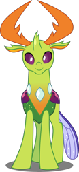 Size: 3000x6486 | Tagged: safe, artist:dashiesparkle, thorax, changedling, changeling, .svg available, absurd resolution, high res, king thorax, looking at you, simple background, solo, transparent background, vector