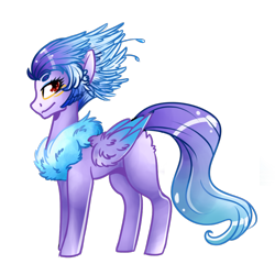 Size: 1024x1024 | Tagged: artist needed, safe, derpibooru import, oc, oc only, oc:empyrea, pegasus, pony, chest fluff, commission, female, mare, simple background, solo, transparent background