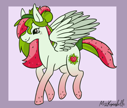 Size: 1750x1500 | Tagged: safe, artist:misskanabelle, derpibooru import, oc, oc only, oc:watermelana, pony, freckles, gradient hooves, solo