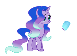 Size: 980x712 | Tagged: safe, artist:thesmall-artist, derpibooru import, oc, pony, unicorn, female, magical lesbian spawn, mare, offspring, parent:princess luna, parent:starlight glimmer, parents:starluna, simple background, solo, transparent background