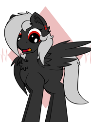 Size: 2984x4000 | Tagged: safe, artist:luriel maelstrom, derpibooru import, oc, oc only, oc:luriel maelstrom, chest fluff, piercing, simple background, solo