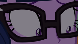 Size: 1280x720 | Tagged: safe, derpibooru import, sci-twi, twilight sparkle, better together, equestria girls, the last day of school, close-up, glasses, solo