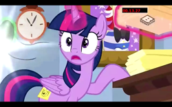 Size: 1280x800 | Tagged: safe, derpibooru import, screencap, twilight sparkle, twilight sparkle (alicorn), alicorn, friendship university, boomerang (tv channel), downvote bait, low quality