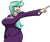 Size: 1041x882 | Tagged: dead source, safe, artist:reiduran, derpibooru import, oc, oc only, oc:ostria chime, human, ace attorney, clothes, female, humanized, humanized oc, objection, phoenix wright, pointing, simple background, smiling, solo, suit, transparent background