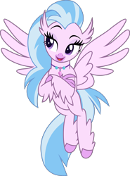 Size: 5018x6786 | Tagged: safe, artist:jhayarr23, derpibooru import, silverstream, classical hippogriff, hippogriff, school daze, absurd resolution, crossed arms, female, raised eyebrow, simple background, solo, transparent background, vector