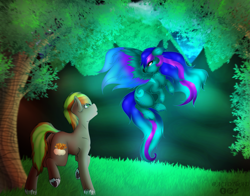 Size: 2435x1913 | Tagged: safe, artist:acidthead, derpibooru import, oc, oc only, art, commission, speedpaint, tree