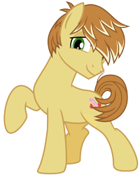 Size: 2400x3000 | Tagged: safe, artist:cheezedoodle96, feather bangs, earth pony, pony, hard to say anything, .svg available, lidded eyes, looking at you, male, pose, raised hoof, simple background, smiling, solo, stallion, svg, transparent background, vector