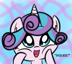 Size: 636x564 | Tagged: safe, artist:artiks, derpibooru import, princess flurry heart, alicorn, baby, cute, female, flurrybetes, solo, squee, squishy cheeks