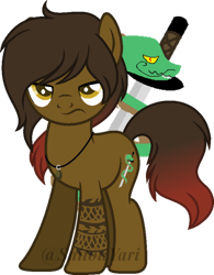 Size: 600x769 | Tagged: safe, artist:t-aroutachiikun, pony, base used, ookurikara, ponified, simple background, solo, transparent background