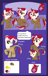 Size: 2752x4376 | Tagged: safe, artist:rose-moonlightowo, derpibooru import, oc, oc:complex, hippogriff, hybrid, female, interspecies offspring, magical lesbian spawn, offspring, parent:gilda, parent:sunset shimmer, reference sheet, solo