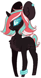 Size: 308x584 | Tagged: safe, artist:jadeyhooves, derpibooru import, oc, oc only, pony, unicorn, female, mare, simple background, solo, transparent background