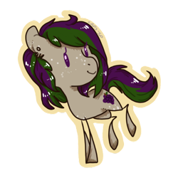 Size: 600x600 | Tagged: safe, artist:laps-sp, derpibooru import, oc, earth pony, pony, chibi, female, mare, simple background, solo, transparent background