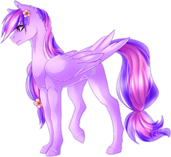 Size: 1024x942 | Tagged: safe, artist:fuwahcat, oc, oc only, oc:moonlight blossom, pony, simple background, solo, transparent background