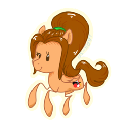 Size: 400x400 | Tagged: safe, artist:laps-sp, derpibooru import, oc, pegasus, pony, chibi, female, mare, simple background, solo, transparent background