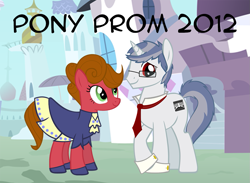 Size: 1091x800 | Tagged: safe, artist:theairgonaut, derpibooru import, oc, oc only, oc:dr. x-ray, oc:pun, earth pony, pony, unicorn, ask, ask pun, clothes, dress, female, male, mare, stallion