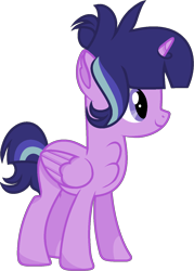 Size: 1021x1429 | Tagged: safe, artist:xxsky-heartxx, derpibooru import, oc, alicorn, pony, female, magical lesbian spawn, mare, offspring, parent:starlight glimmer, parent:twilight sparkle, parents:twistarlight, simple background, solo, transparent background