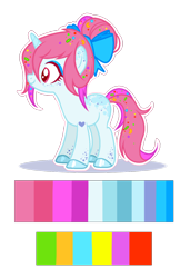 Size: 890x1372 | Tagged: safe, artist:chococakebabe, derpibooru import, oc, oc:bubble twist, pony, unicorn, female, mare, reference sheet, simple background, solo, transparent background