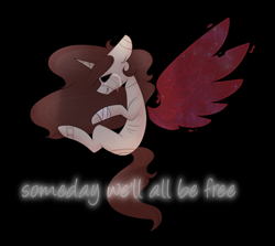 Size: 1024x914 | Tagged: safe, artist:umiimou, derpibooru import, oc, pony, unicorn, bandage, crying, solo, wings