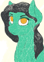 Size: 1703x2387 | Tagged: safe, artist:holymacintosh, oc, oc only, oc:ocean song, pony, bust, portrait, solo