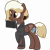 Size: 4688x4688 | Tagged: safe, artist:besttubahorse, derpibooru import, oc, oc:sweet mocha, pegasus, pony, absurd resolution, alternate hairstyle, briefcase, business suit, clothes, cute, ear piercing, female, freckles, manecut, mare, mochabetes, mouth hold, ocbetes, piercing, raised hoof, simple background, solo, suit, transparent background, vector