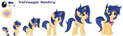 Size: 3037x901 | Tagged: safe, artist:velveagicsentryyt, derpibooru import, oc, oc:velvet sentry, pony, unicorn, 5-year-old, age progression, baby, baby pony, base used, female, filly, mare, offspring, parent:flash sentry, parent:twilight sparkle, parents:flashlight, scar, simple background, solo, teenager, transparent background