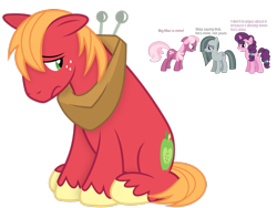 Size: 960x720 | Tagged: safe, derpibooru import, big macintosh, cheerilee, marble pie, sugar belle, argument, big macintosh gets all the mares, female, male, shipping war, simple background, straight, transparent background, typing error