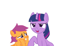 Size: 2732x2048 | Tagged: safe, artist:turnaboutart, derpibooru import, scootaloo, scooteroll, twilight sparkle, pegasus, pony, unicorn, fanfic:twilight and skaterloo: mother and son, adopted offspring, base used, colt, cute, female, male, mama twilight, mare, mother and child, mother and son, parent and child, raised hoof, rule 63, simple background, transparent background
