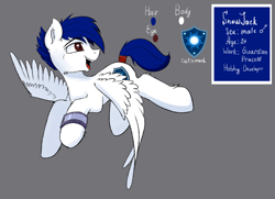 Size: 2480x1791 | Tagged: safe, artist:php97, derpibooru import, oc, oc:snowjack, reference sheet, solo