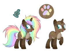 Size: 3487x2485 | Tagged: safe, artist:mintoria, derpibooru import, oc, oc:cocoa swirl, pony, unicorn, female, high res, mare, reference sheet, simple background, solo, transparent background