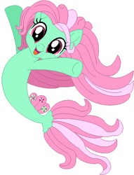 Size: 400x524 | Tagged: safe, artist:selenaede, artist:user15432, derpibooru import, minty, earth pony, pony, sea pony, seapony (g4), g3, g4, my little pony: the movie, spoiler:my little pony the movie, base used, fins, fish tail, g3 to g4, generation leap, my little pony, seaponified, seapony minty, species swap