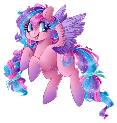 Size: 1024x1072 | Tagged: safe, artist:sk-ree, derpibooru import, oc, oc:candy cloud, pegasus, pony, female, mare, simple background, solo, transparent background, two toned wings