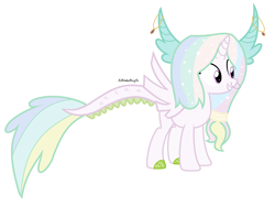 Size: 3848x2880 | Tagged: safe, artist:xxparadoxponyxx, derpibooru import, oc, oc:helios star, dracony, hybrid, offspring, parent:princess celestia, parent:spike, parents:spikelestia, solo