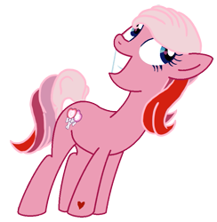 Size: 735x753 | Tagged: safe, artist:kitty rainbow icing, artist:sparklerofequestria, derpibooru import, all my heart, g3, base used, holiday, simple background, solo, transparent background, valentine's day