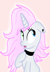 Size: 2039x2894 | Tagged: safe, derpibooru import, oc, oc:rose quartz, bust, simple background