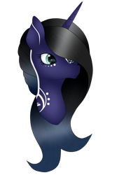 Size: 1872x2800 | Tagged: safe, artist:cindydreamlight, derpibooru import, oc, oc:night star, pony, unicorn, bust, female, mare, portrait, simple background, solo, transparent background