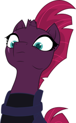 Size: 3083x5000 | Tagged: safe, artist:dashiesparkle, derpibooru import, tempest shadow, my little pony: the movie, .svg available, eye scar, female, mare, scar, simple background, solo, transparent background, vector