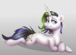 Size: 769x564 | Tagged: source needed, safe, artist:chibadeer, oc, oc only, oc:alumx, pony, unicorn, solo