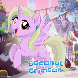 Size: 894x894 | Tagged: safe, artist:jerryakira79, derpibooru import, oc, oc:coconut crimson, alicorn, pony, my little pony: the movie, mlp movie pony maker, solo