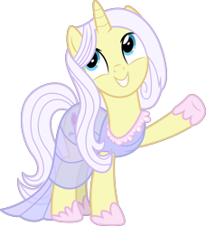 Size: 4074x4459 | Tagged: safe, artist:cloudyskie, artist:timeymarey007, lily lace, pony, unicorn, honest apple, absurd resolution, clothes, cute, dress, female, mare, simple background, solo, transparent background, vector