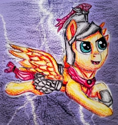 Size: 1761x1877 | Tagged: safe, artist:flash947, derpibooru import, flash magnus, pegasus, pony, flying, lightning, male, solo