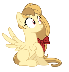 Size: 3988x4137 | Tagged: safe, artist:estories, derpibooru import, oc, oc:alice goldenfeather, pegasus, pony, female, high res, mare, simple background, sitting, solo, transparent background, vector